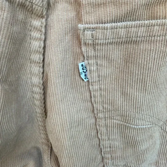 Vtg 70s Levi Strauss 517 Corduroy Pants Tan Mens Size W30 L30 Bootcut Retro‎ - Picture 8 of 10
